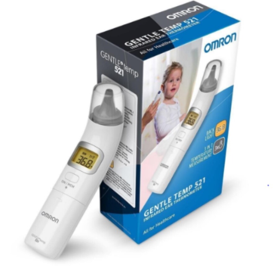 Omron Mc-521e Işıklı Hafızalı Kulaktan Ateş Ölçer - 1