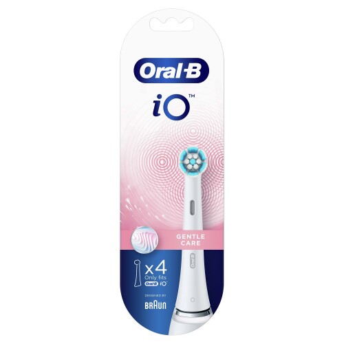 Oral-B iO Gentle Care Beyaz Diş Fırçası Yedek Başlığı 4 Adet - Oral-B
