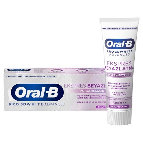 Oral-B Pro-3D White Advanced Ekspres Beyazlatma Diş Macunu 75ml - Oral
