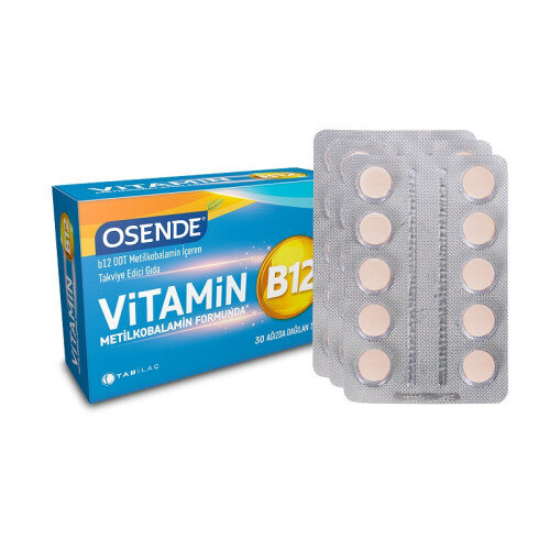 Osende Metilkobalamin B12 30 Tablet - Tab İlaç