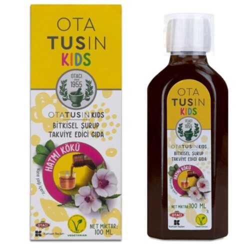 Ota Tusin Kids Hatmi Kökü Bitkisel Şurup 100ml - Otacı