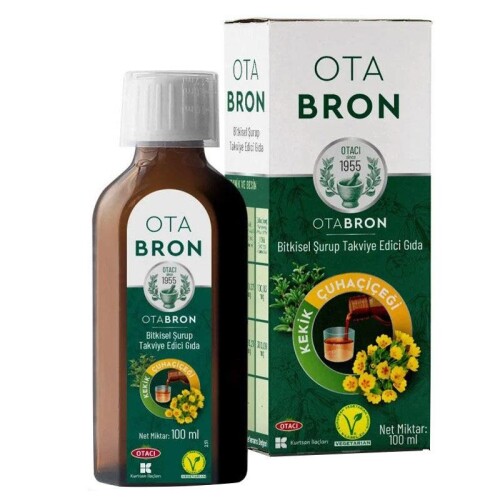 Otabron Bitkisel Şurup Takviye Edici Gıda 100 Ml Şişe - Otacı
