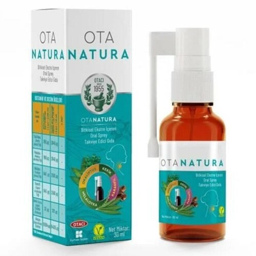 Otanatura Bitkisel Ekstre İçeren Oral Sprey Takviye Edici Gıda 30 Ml Şişe - Otacı