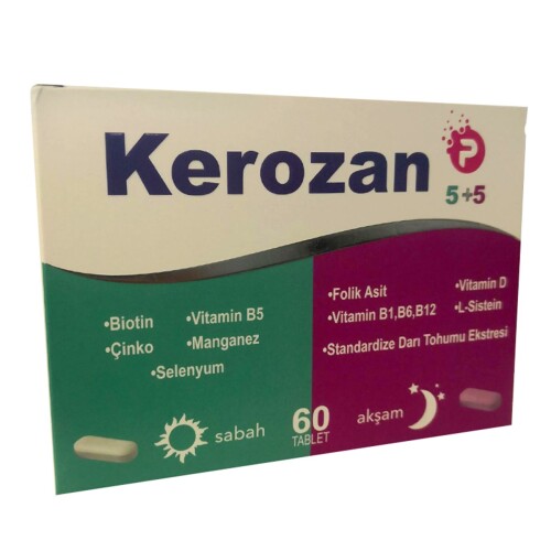 Kerozan P Takviye Edici Gıda 5+5 - 60 Tablet - Kerozan