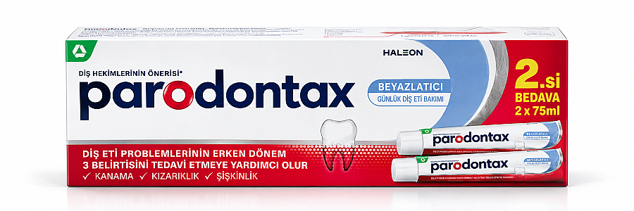 Parodontax Geliştirilmiş Tat Beyazlatici Diş Macunu 1+1 75 Ml - 1