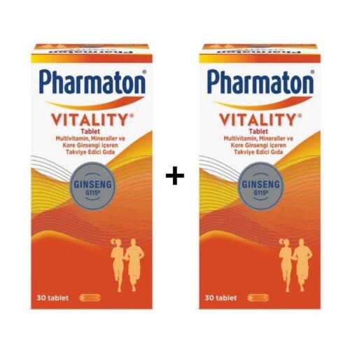 Pharmaton Vitality 30 Tablet Avantajlı 2'li Paket - Pharmaton