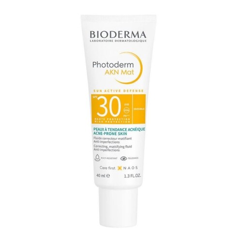 Photoderm Akn Mat SPF30 Renksiz Güneş Kremi 40ml - Bioderma