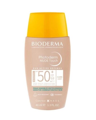 Photoderm Nude Touch Light SPF50+ Güneş Kremi 40 ml - Bioderma