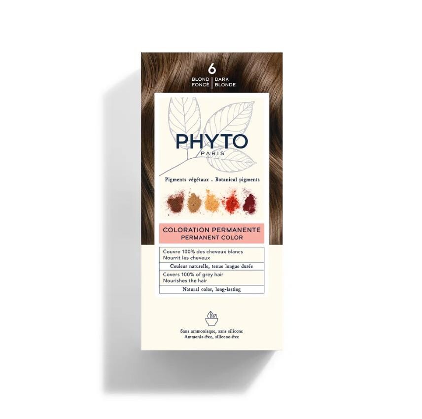Phyto Color Bitkisel Saç Boyası - 6 - Koyu Kumral - 1