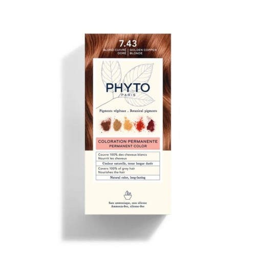 Phyto Color Bitkisel Saç Boyası 7.43 - Kumral Bakır Dore - Phyto