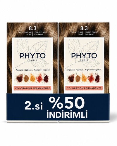 Phyto Color Bitkisel Saç Boyası 8.3 Sarı Dore 2.Si %50 İndirimli - Phyto