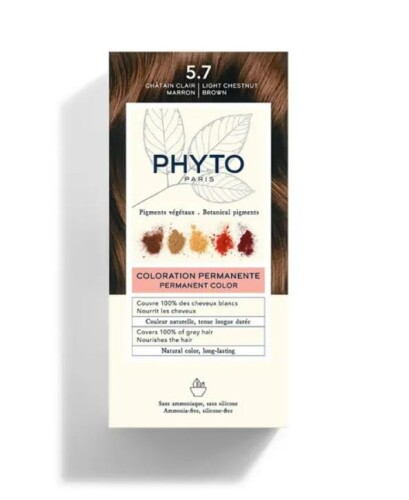 Phyto Phytocolor Bitkisel Saç Boyası - 5.7 Açık Kestane Bakır Yeni Formül - Phyto