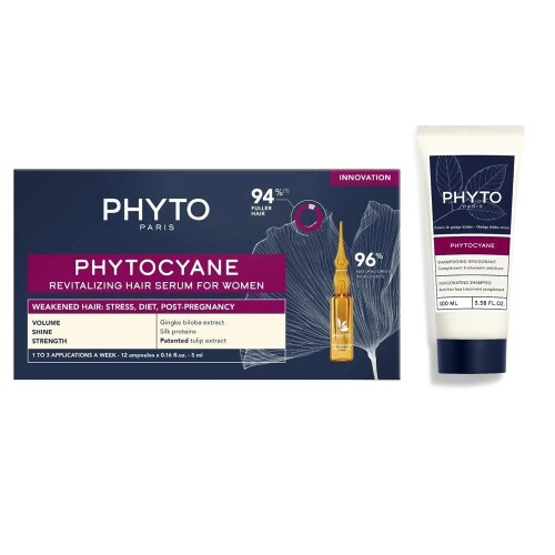 Phyto Phytocyane Kadın Dökülme Serum Ve Şampuan 100 Ml Set - Phyto