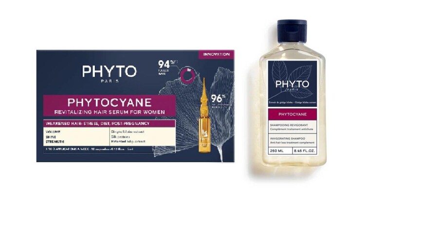 Phyto Phytocyane Kadın Tepkisel Dökülme Kofresi + Şampuan Hediyeli - 1