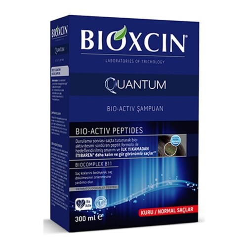 Bioxcin Quantum Bio-Activ Şampuan Kuru / Normal Saçlar İçin 300ml - Bioxcin