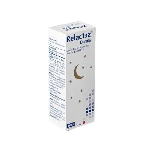 Relactaz Laktaz Enzimi içeren Damla 15 ml - Assos