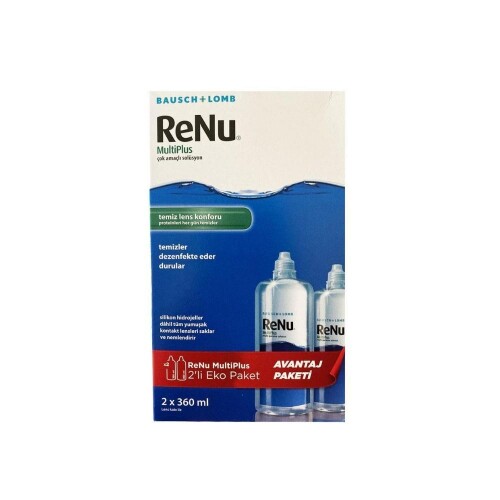 Renu Multiplus Çok Amaçlı Solüsyon Eko Paket 2X360ml - Bausch Lomb