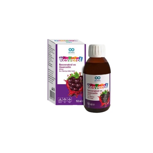 Resveratrol ve Quercetin İçeren Sıvı Takviye Edici Gıda 150 ml - Resverol