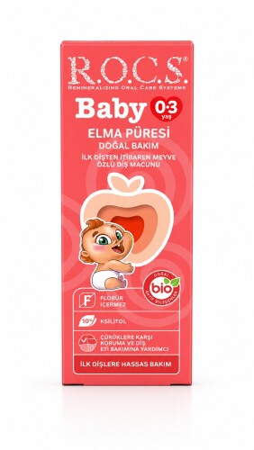 Rocs Baby 0-3 Yaş Elma Püresi Tadında Diş Macunu 45 gr - R.O.C.S.