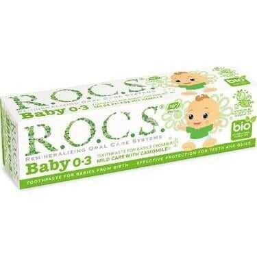 Rocs Baby Papatya Özlü Diş Macunu (0-3yaş) - R.O.C.S.