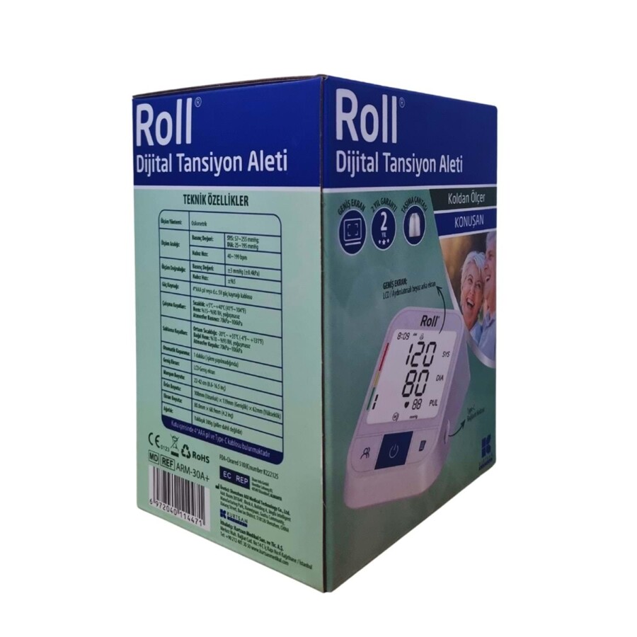 Roll Konuşan Tansiyon Aleti Koldan Arm-30 A+ - 1