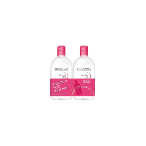 Sensibio H2O Yüz ve Makyaj Temizleme Suyu 500 ml İkili Paket - Bioderma