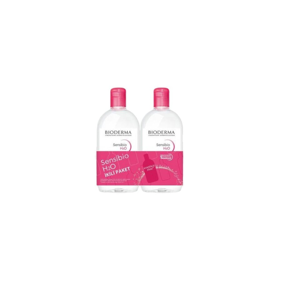 Sensibio H2O Yüz ve Makyaj Temizleme Suyu 500 ml İkili Paket - 1