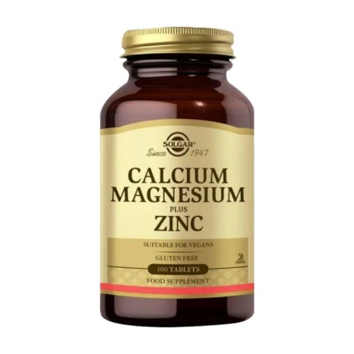 Solgar Calcium Magnesium Plus Zinc 100 Tablet - Solgar
