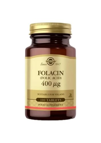 Solgar Folic Acid 400 Mcg 100 Tablet - Solgar