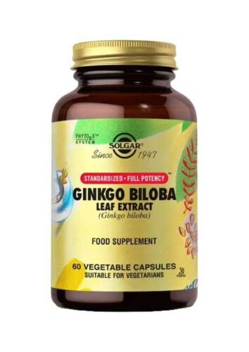 Solgar Ginkgo Biloba Leaf Extract 60 Tablet - Solgar