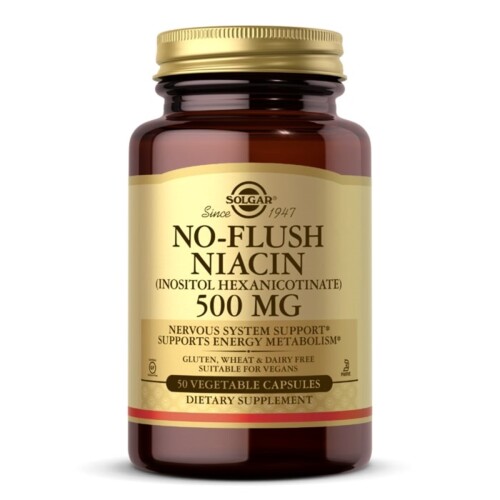 Solgar No Flush Niacin 500 Mg 50 Kapsül - Solgar