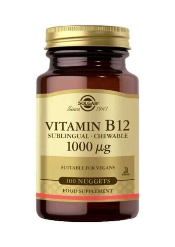 Solgar Vitamin B-12 1000 mcg 100 Tablet - Solgar