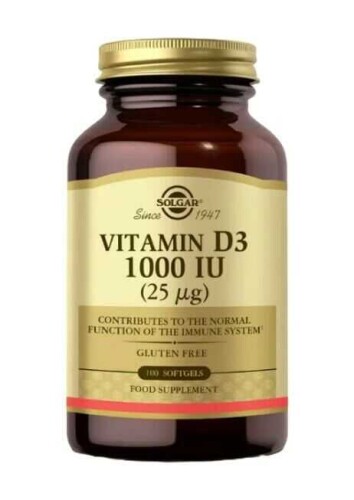 Solgar Vitamin D3 1000 IU 100 Tablet - Solgar