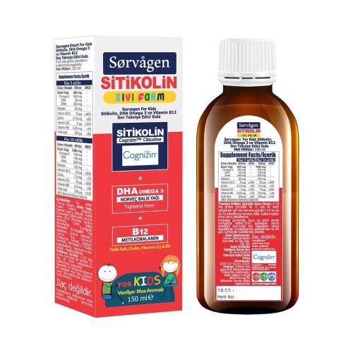 Sorvagen Smart Sıvı Form Stikolin Takviye Edici Gıda 150 ml - Sorvagen