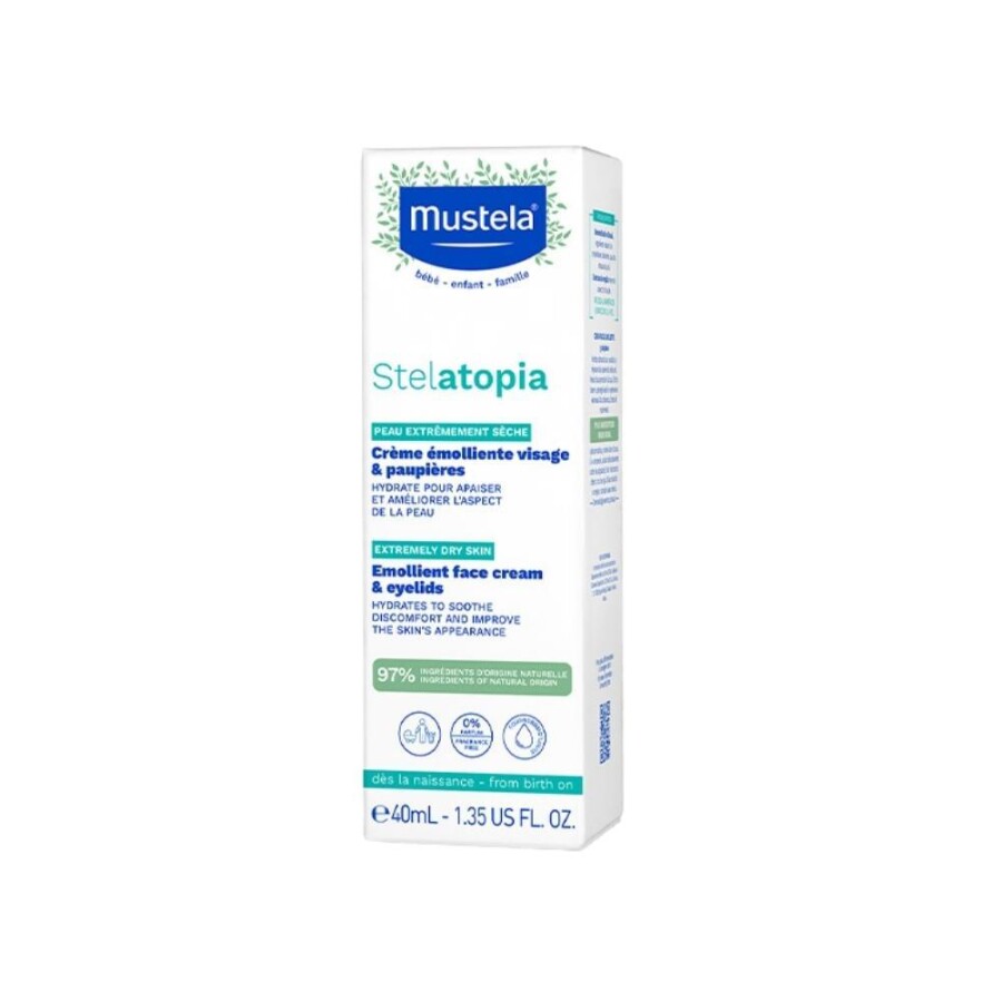 Stelatopia Emolyent Çok Kuru Cilt İçin Yüz Kremi 40ml - 1