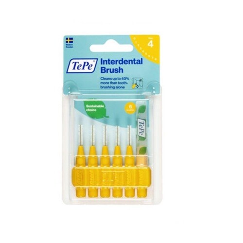 Tepe Blister Arayüz Fırçası 0.7 mm Sarı 6'lı - Tepe