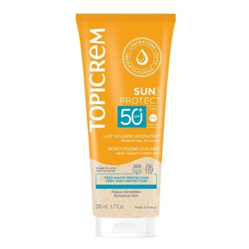 Topicrem Sun Protect Moisturizing Milk SPF50 200 ml - Topicrem
