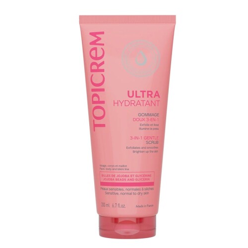 Topicrem Ultra Hydratant 3-In-1 Gentle Scrub 200 Ml - Topicrem