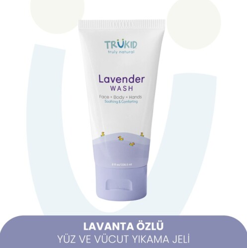 TruKid Lavanta Özlü Yüz ve Vücut Yıkama Jeli 236.5 ml - Trukid
