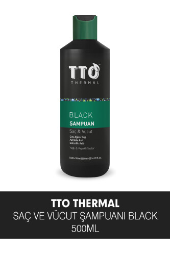 TTO Black Saç Ve Vücut Şampuanı 400+100 Ml - TTO