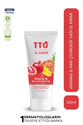 TTO El Kremi Ananas ve Nar Çekirdeği Yağı 50 ml - TTO