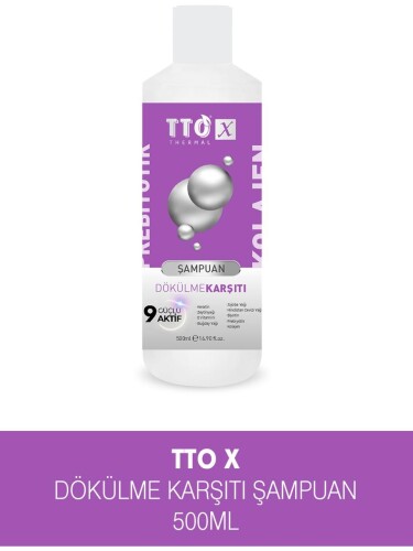 Tto X Kolajen ve Prebiyotik Dökülme Karşıtı Şampuan 500 ml - TTO