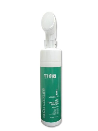 TTO X Yağlı Ciltlere Özel Aplikatörlü Yüz Temizleme Köpüğü 200ml - Jeomed
