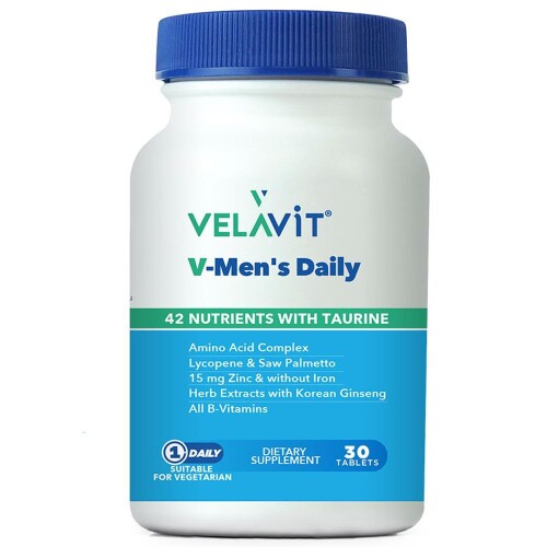 V-Mens Daily Takviye Edici Gıda 30 Tablet - Velavit