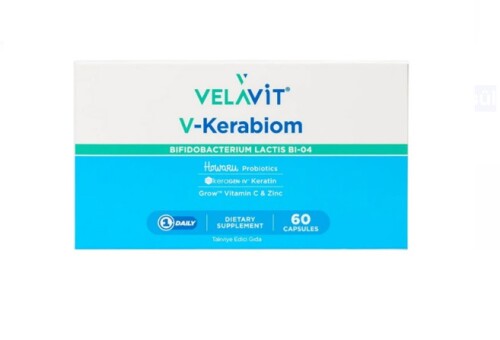 Velavit V-Kerabiom Takviye Edici Gıda 60 Kapsül - BESİN DESTEK