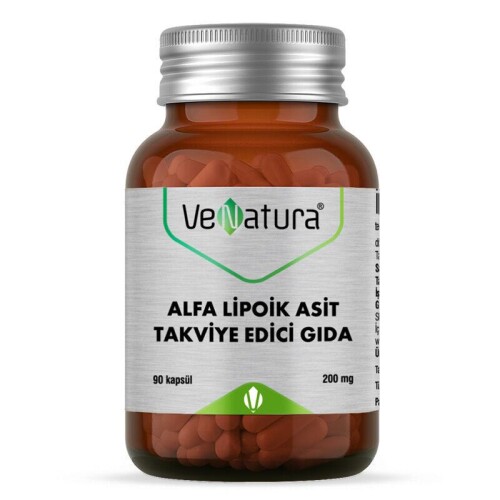 VeNatura Alfa Lipoik Asit Takviye Edici Gıda 90 Kapsül - VeNatura