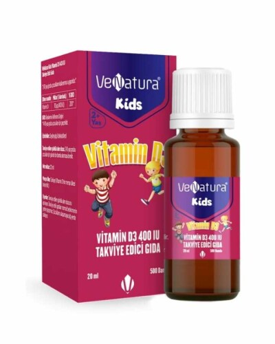 Venatura Kids Vitamin D3 400 IU 20 ml Damla - Venatura