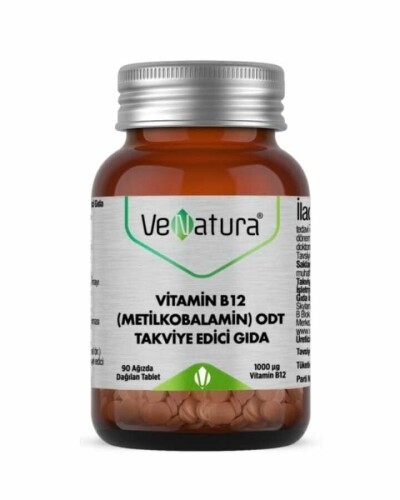 Venatura Vitamin B12 Odt Takviye Edici Gıda 90 Tablet - Venatura