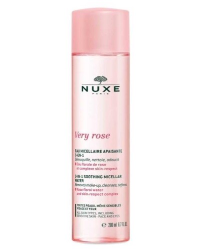 Very Rose 3 ü 1 arada Yatıştırıcı Temizleme Suyu 200 ml - Nuxe