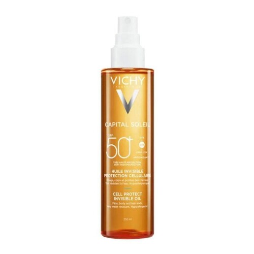 Vichy Capital Soleil Cell Protect Oil Spf 50 200 Ml - Vichy
